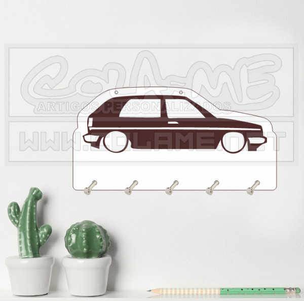 Chaveiro em MDF - VW Mk2