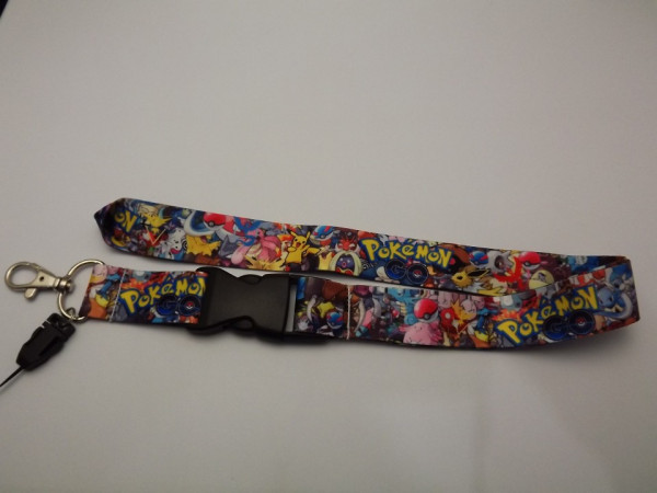 Fita Porta Chaves com Sticker Bomb Pokémon