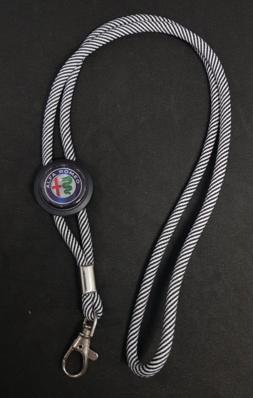 Fita Porta Chaves (lanyard) de Pescoço Ajustável para Alfa Romeo