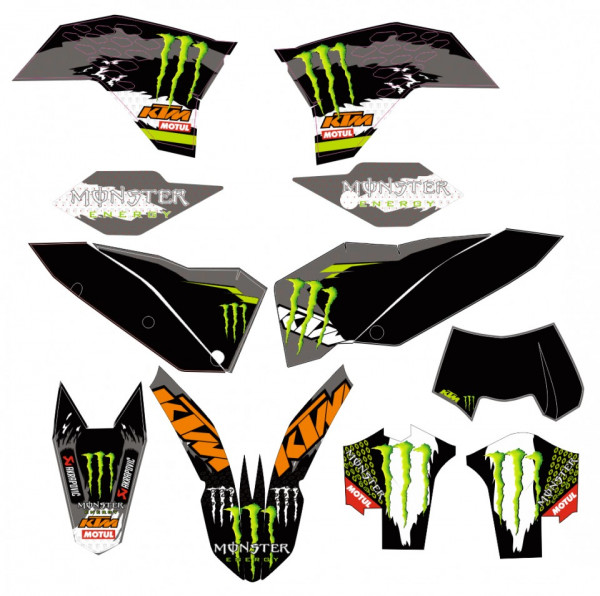 Kit Autocolantes Para KTM EXC / XC / XCF 08-11