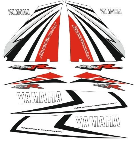 Kit Autocolantes Para  Yamaha Aerox R - Vermelho