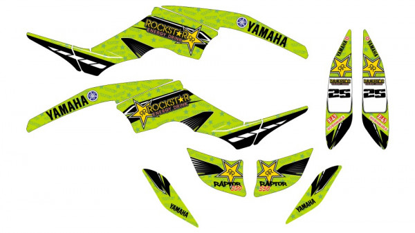 Kit Autocolantes Para Yamaha Raptor 350