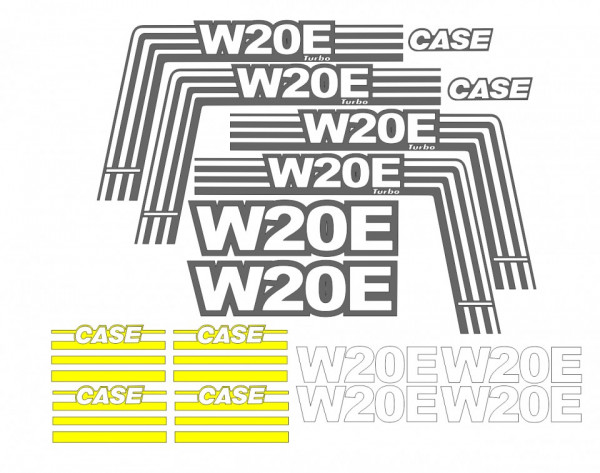 Kit de Autocolantes para CASE W20E