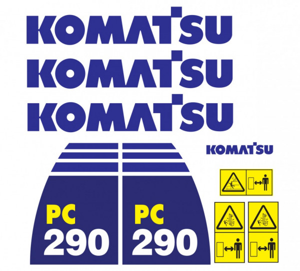 Kit de Autocolantes para KOMATSU PC290