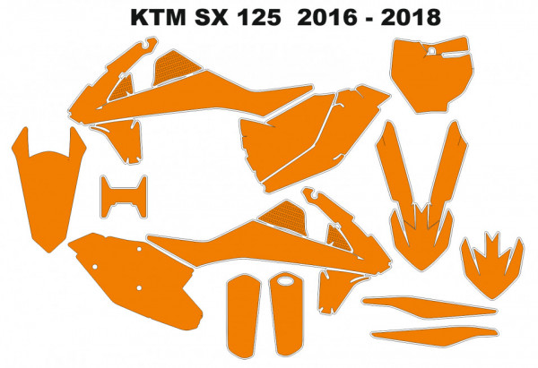 Molde - KTM SX 125 2016 - 2018