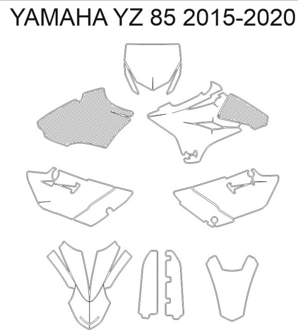 Molde - YAMAHA YZ 2015-2016-2017-2018-2019-2020