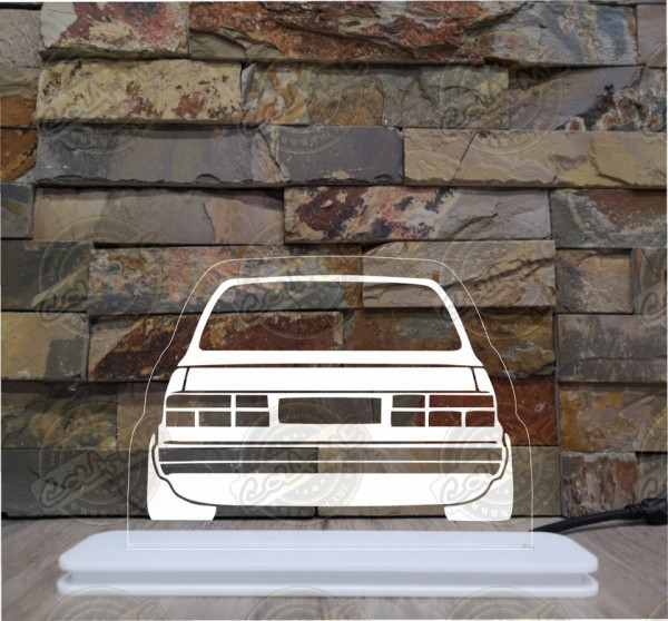 Moldura / Candeeiro com luz de presença - Audi 80 (B2)