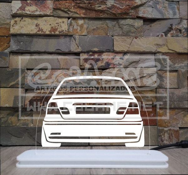 Moldura / Candeeiro com luz de presença - BM E46 Coupe