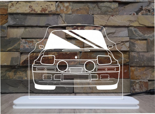 Moldura / Candeeiro com luz de presença - Renault 5 rally