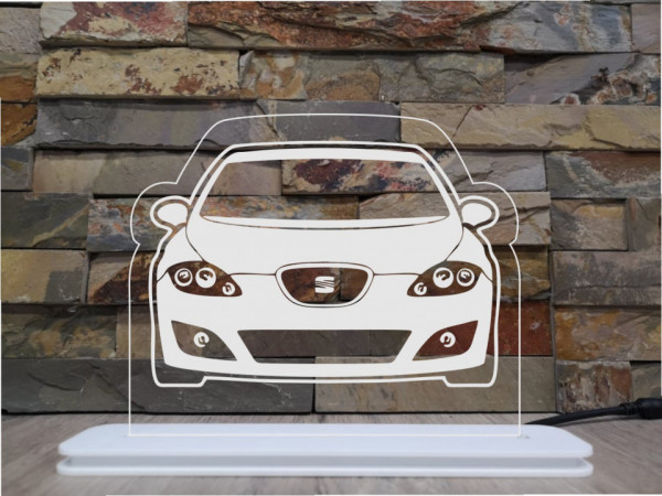 Moldura / Candeeiro com luz de presença - Seat Leon 1P