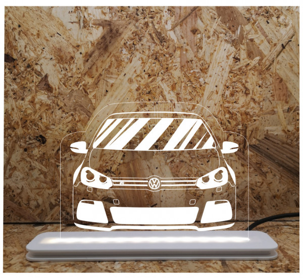 Moldura / Candeeiro com luz de presença - Volkswagen golf VI