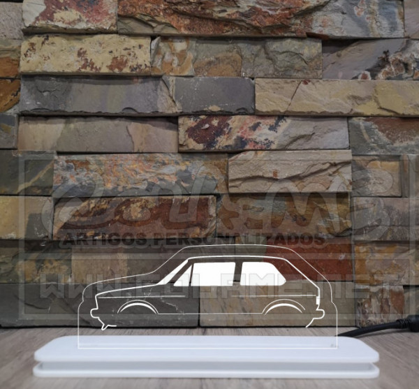 Moldura / Candeeiro com luz de presença - VW Golf Mk1 GTI
