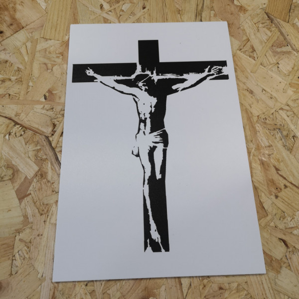 Placa Decorativa em PVC - Jesus Cisto