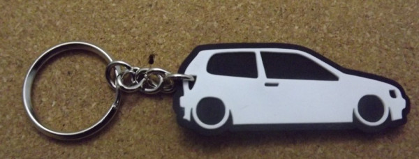 Porta Chaves com silhueta de Volkswagen Polo 6N