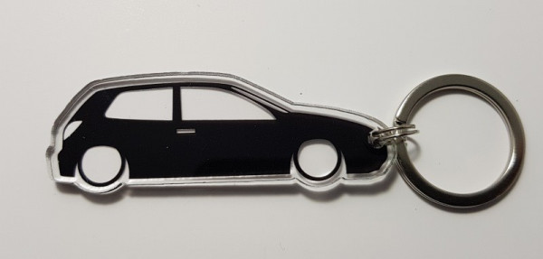 Porta Chaves de Acrílico com silhueta de Fiat Bravo MK1