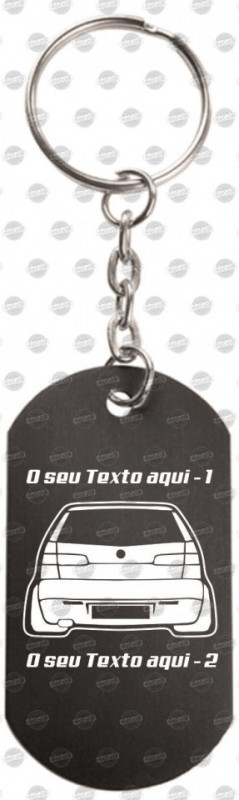 Porta Chaves em alumínio - Alfa R. 145