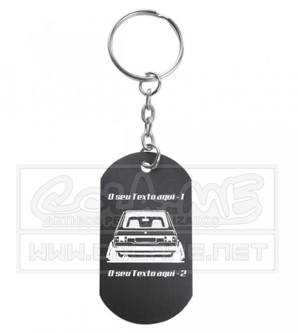 Porta Chaves em alumínio - VW Golf Mk1