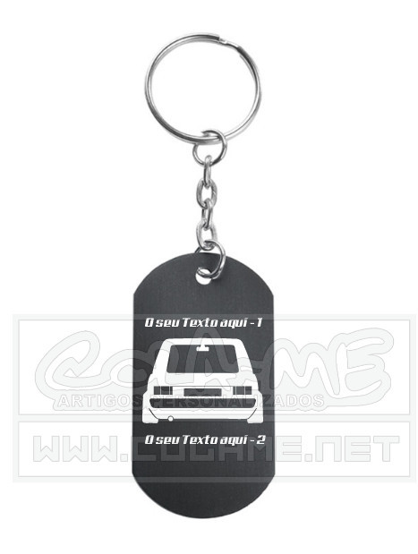 Porta Chaves em alumínio - VW Golf Mk1