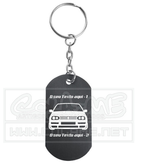 Porta Chaves em alumínio - VW Golf Mk3