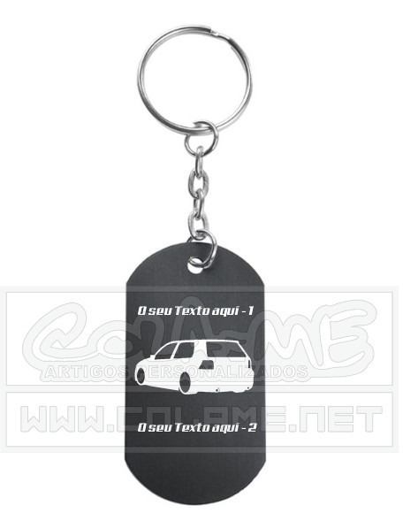 Porta Chaves em alumínio - VW Golf Mk4