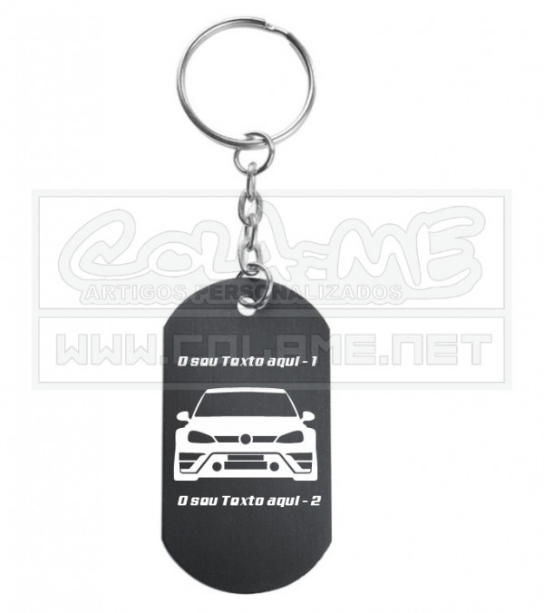 Porta Chaves em alumínio - VW Golf Mk7