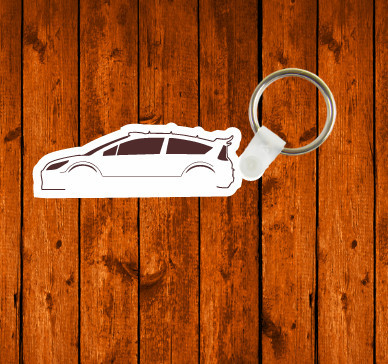 Porta chaves em MDF - Citroen C4 - Lado