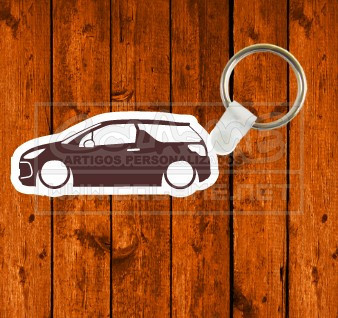 Porta chaves em MDF - Citroen Ds3 - Lateral