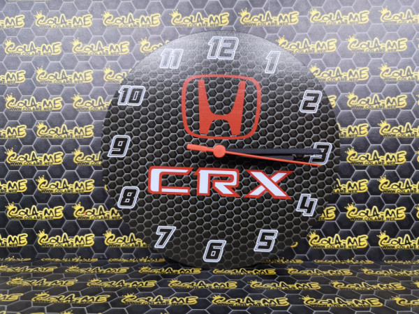 Relógio com Honda CRX