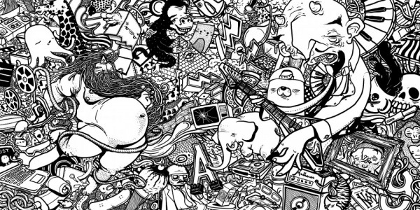 Sticker Bomb - Abstrato