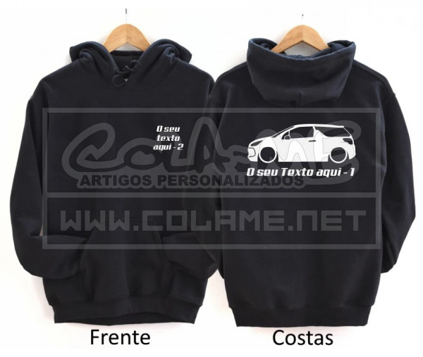 Sweatshirt com Capuz - Citroen Ds3 - Lateral