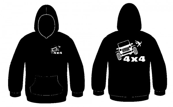 Sweatshirt com capuz - Jipe 4X4