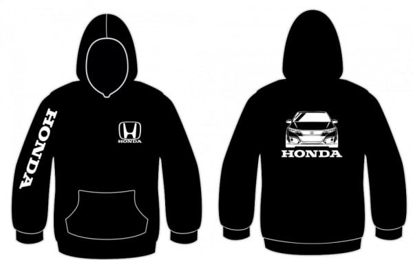 Sweatshirt com capuz para Honda Civic FN