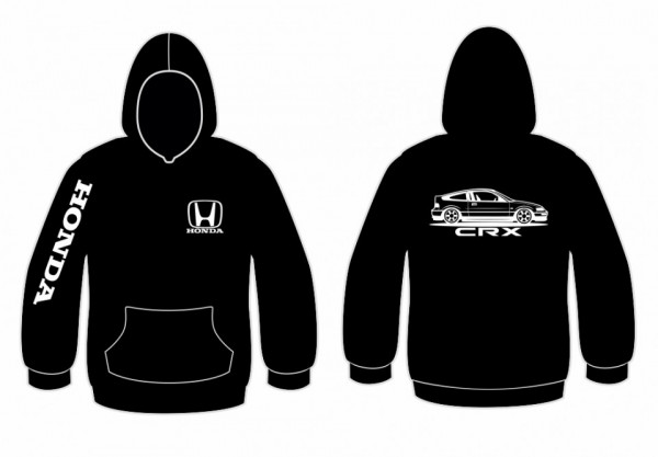 Sweatshirt com capuz para Honda CRX