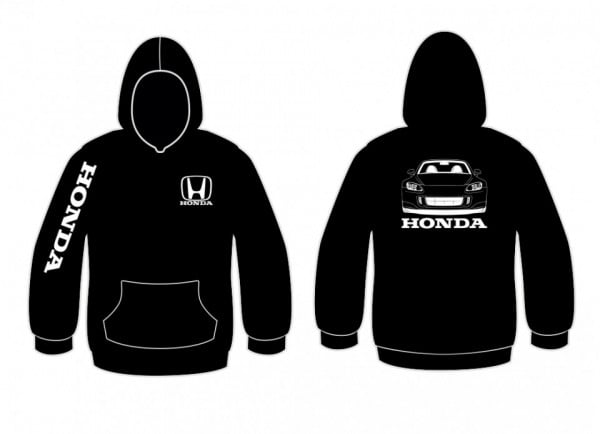 Sweatshirt com capuz para Honda S2000 Frente