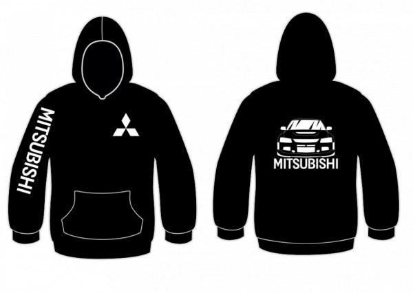 Sweatshirt com capuz para Mitsubishi Evolution iX