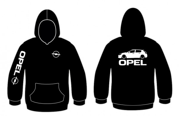 Sweatshirt com capuz para Opel Astra H