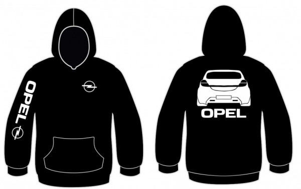Sweatshirt com capuz para Opel Astra H