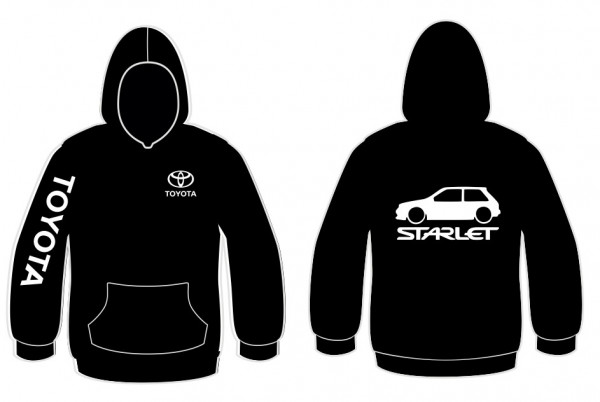 Sweatshirt com capuz para Toyota Starlet