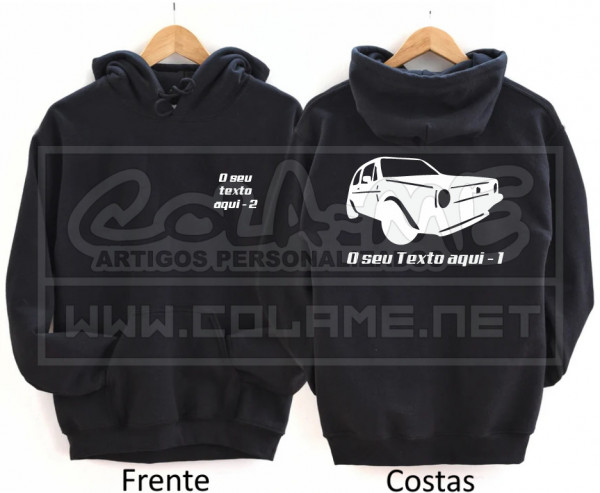 Sweatshirt com Capuz - VW Golf Mk1 GTI