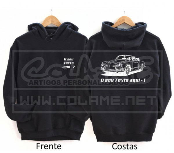 Sweatshirt com Capuz - VW Karmann Ghia