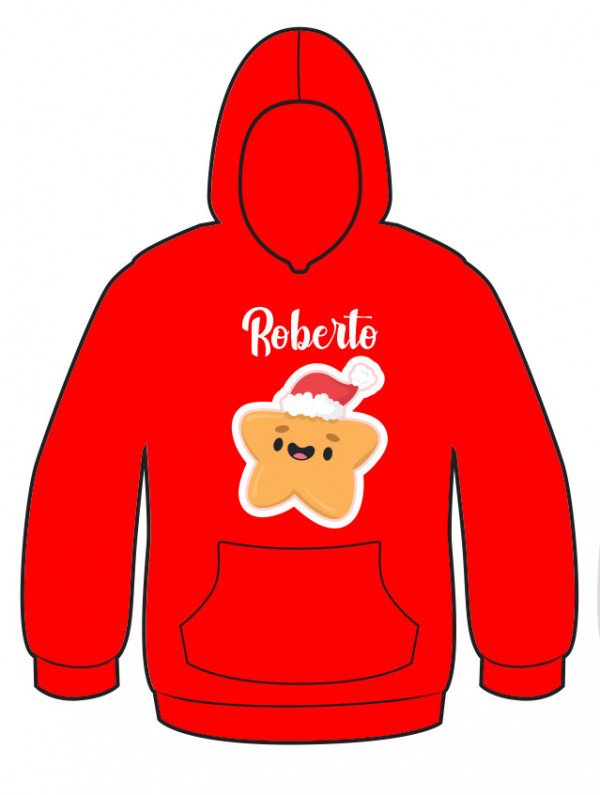 Sweatshirt Natal com Nome