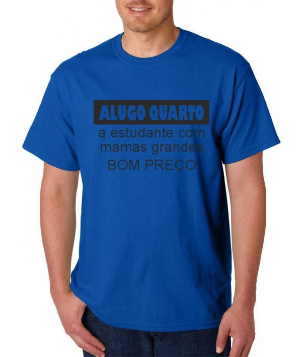 T-shirt - Alugo Quarto a estudante com mamas Grandes