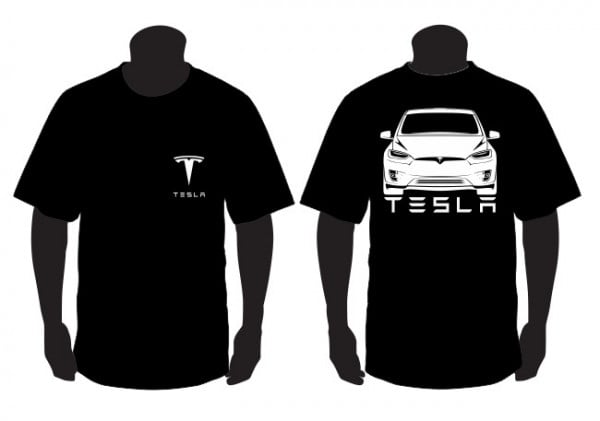 T-shirt para Tesla Model X