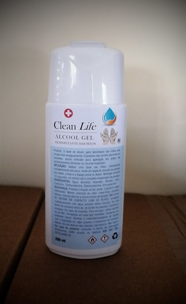 Álcool em Gel Desinfetante de Mãos (200ml)