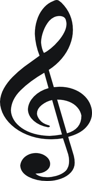 Autocolante - Clave de Sol
