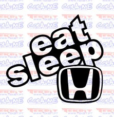 Autocolante - Eat Sleep Honda