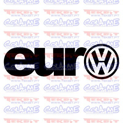 Autocolante - Euro VW