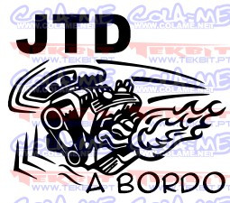 Autocolante - JTD a bordo