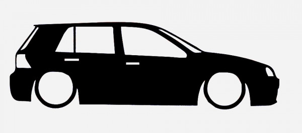 Autocolante para Volkswagen Golf IV