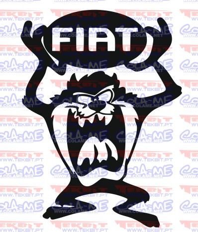 Autocolante - Taz FIAT